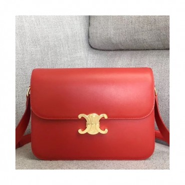 Celine 2019 Leather Women Large Shoulder Bag,24CM - 셀린느 2019 레더 여성용 라지 숄더백 ,187363