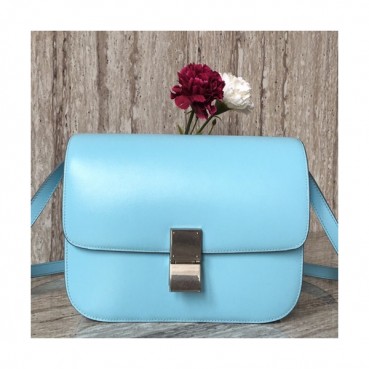 Celine Leather Classic Box Shoulder Bag,24CM - 셀린느 레더 클래식 박스 숄더백 ,11045