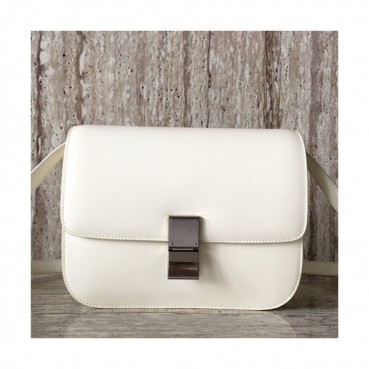 Celine Leather Classic Box Shoulder Bag,24CM - 셀린느 레더 클래식 박스 숄더백 ,11045