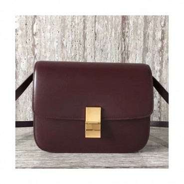 Celine Leather Classic Box Shoulder Bag,24CM - 셀린느 레더 클래식 박스 숄더백 ,11045