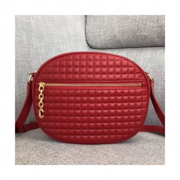 Celine 2019 Leather C Medium Shoulder Bag,24.5CM - 셀린느 2019 레더 C 참 미듐 숄더백 ,188353