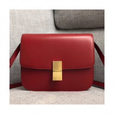 Celine Leather Classic Box Shoulder Bag,24CM - 셀린느 레더 클래식 박스 숄더백 ,11045