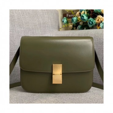 Celine Leather Classic Box Shoulder Bag,24CM - 셀린느 레더 클래식 박스 숄더백 ,11045