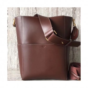 Celine Leather Sangle Shoulder Bag,33CM - 셀린느 레더 상글 숄더백 ,77427