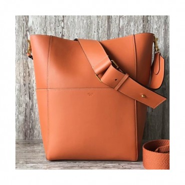 Celine Leather Sangle Shoulder Bag,33CM - 셀린느 레더 상글 숄더백 ,77427