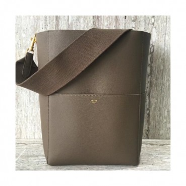 Celine Leather Sangle Shoulder Bag,33CM - 셀린느 레더 상글 숄더백 ,77427