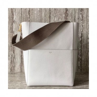 Celine Leather Sangle Shoulder Bag,33CM - 셀린느 레더 상글 숄더백 ,77427