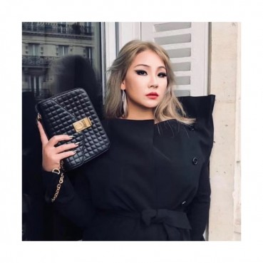 Celine C Leather Chain Shoulder Bag,22CM - 셀린느 C 레더 체인 숄더백 ,187253