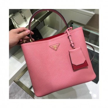 Prada 2019 Double Saffiano Tote Shoulder Bag,27cm - 프라다 2019 여성용 두블레 사피아노 토트 숄더백 ,1BA211
