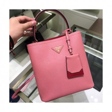 Prada 2019 Double Saffiano Tote Shoulder Bag,23cm - 프라다 2019 여성용 두블레 사피아노 토트 숄더백 ,1BA212