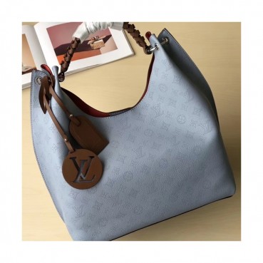 Louis Vuitton  Women Carmel Hobo Tote Shoulder Bag,40cm - 루이비통 여성용 카멜 호보 토트 숄더백 M53188,LOUB1110,40cm,블루