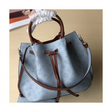 Louis Vuitton Girolata Mahina Women Bucket Tote Shoulder Bag,27cm - 루이비통 지롤라타 마히나 여성용 버킷토트 숄더백 M54401,LOUB1109,27cm,블루