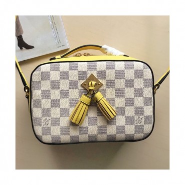 Louis Vuitton Saintonge Camera Shoulder Bag,22cm - 루이비통 생통주 카메라 숄더백 LOUB1100 ,22cm,화이트+옐로우