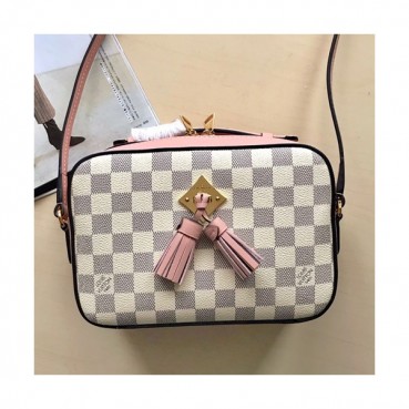 Louis Vuitton Saintonge Camera Shoulder Bag,22cm - 루이비통 생통주 카메라 숄더백 LOUB1099 ,22cm,화이트+핑크