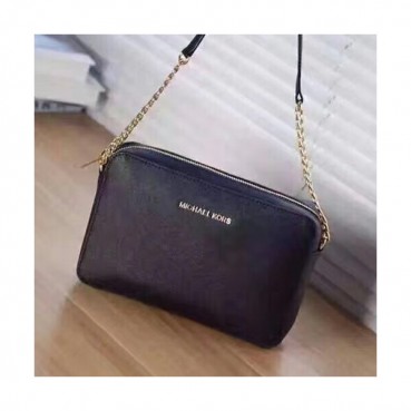 Michael Kors Leather Shoulder Bag,24CM - 마이클 코어스 레더 숄더백 ,MKB0273, 24CM,블랙