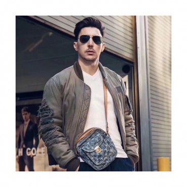 Louis Vuitton Supreme  Monogram Denim Shoulder Bag,20cm - 루이비통 수프림 모노그램 남여공용 데님 숄더백 M95348,LOUB1097 ,20cm,블루