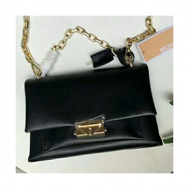 Michael Kors 2019 Leather Shoulder Bag, 24CM - 마이클 코어스 2019 레더 숄더백 ,MKB0263, 24CM,블랙