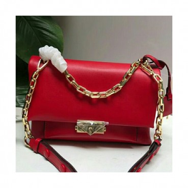 Michael Kors 2019 Leather Shoulder Bag, 24CM - 마이클 코어스 2019 레더 숄더백 ,MKB0259, 24CM,레드