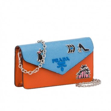 Prada 2018 Monochrome Saffiano Chain Shoulder Bag,19cm - 프라다 2018 모노크롬 사피아노 체인 숄더백 ,1DH044