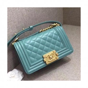 Chanel Leboy Leather Chain Shoulder Bag  ,20CM - 샤넬 르보이 레더 체인 숄더백  67085 