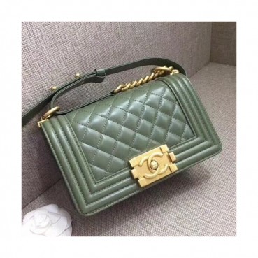 Chanel Leboy Leather Chain Shoulder Bag  ,20CM - 샤넬 르보이 레더 체인 숄더백  67085 