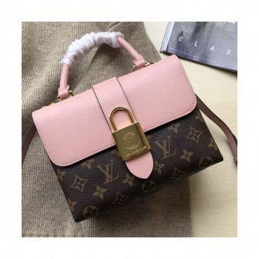 Louis Vuitton One Handle Shoulder Bag,20cm - 루이비통 원 핸들 여성용 숄더백 M43129,LOUB1079 ,20cm,브라운+핑크