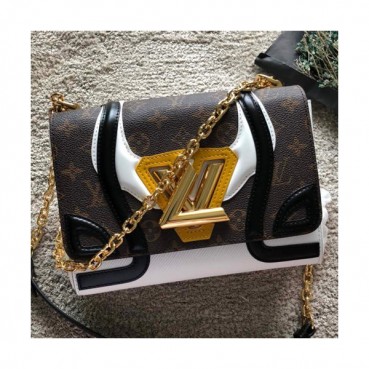 Louis Vuitton Twist Shouder Bag,23cm - 루이비통 트위스트 숄더백 ,M50280,LOUB1074,23cm,화이트+브라운