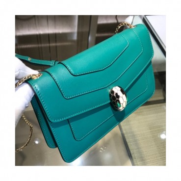 Bvlgari Serpenti Forever Chain Shoulder Bag,22CM - 불가리 세르펜티 포에버 체인 숄더백,BVLB0094,22cm,그린
