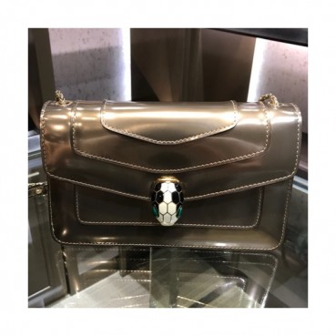 Bvlgari Serpenti Forever Chain Shoulder Bag,22CM - 불가리 세르펜티 포에버 체인 숄더백,BVLB0088,22cm,골드