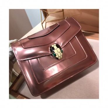 Bvlgari Serpenti Forever Chain Shoulder Bag,20CM - 불가리 세르펜티 포에버 체인 숄더백,BVLB0062,20cm,핑크