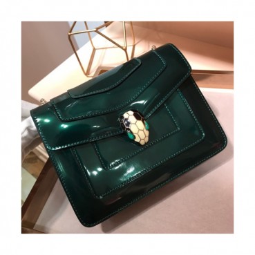Bvlgari Serpenti Forever Chain Shoulder Bag,20CM - 불가리 세르펜티 포에버 체인 숄더백,BVLB0059,20cm,그린