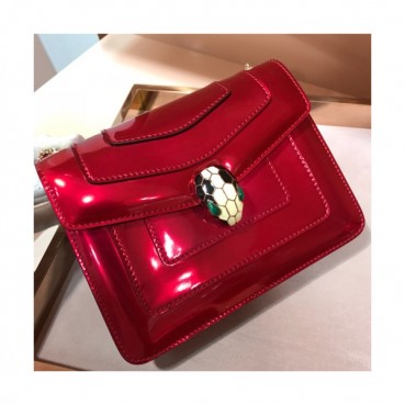 Bvlgari Serpenti Forever Chain Shoulder Bag,20CM - 불가리 세르펜티 포에버 체인 숄더백,BVLB0058,20cm,레드