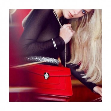 Bvlgari Serpenti Forever Chain Shoulder Bag,28CM - 불가리 세르펜티 포에버 체인 숄더백,BVLB0040,28cm,레드