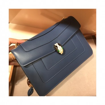 Bvlgari Serpenti Forever Chain Shoulder Bag,28CM - 불가리 세르펜티 포에버 체인 숄더백,BVLB0039,28cm,네이비