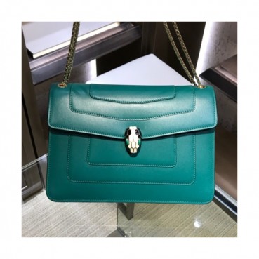 Bvlgari Serpenti Forever Chain Shoulder Bag,28CM - 불가리 세르펜티 포에버 체인 숄더백,BVLB0037,28cm,그린