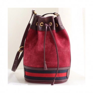 Gucci GG Ophidia Women Bucket Bag,34.5CM - 구찌 GG 오피디아  여성용  버킷백 503886,GUB0484,34.5CM,레드