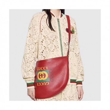 Gucci 2018 Leather Shoulder Bag ,32/47.5CM - 구찌 2018 레더 남여공용 숄더백 GUB0469 ,32/47.5cm,레드
