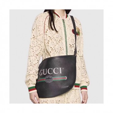 Gucci 2018 Leather Shoulder Bag ,32/47.5CM - 구찌 2018 레더 남여공용 숄더백 GUB0468 ,32/47.5cm,블랙