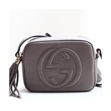 Gucci Soho Leather Shoulder Bag ,21CM - 구찌 소호 레더 숄더백 308364,GUB0458 ,21cm,그레이