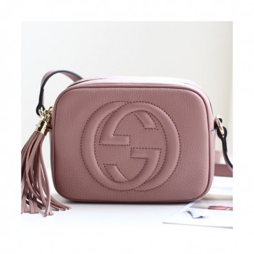 Gucci Soho Leather Shoulder Bag ,21CM - 구찌 소호 레더 숄더백 308364,GUB0457 ,21cm,핑크