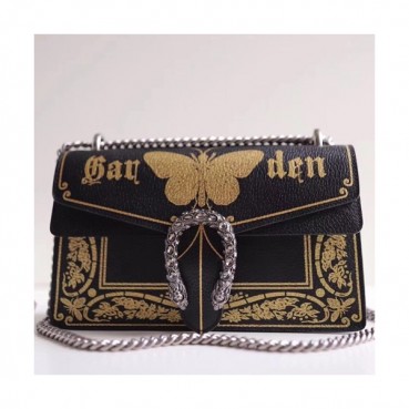 Gucci GG Dionysus Leather Shoulder Bag ,28CM - 구찌 GG 디오니소스 레더 숄더백 400249,GUB0444 ,28cm,블랙