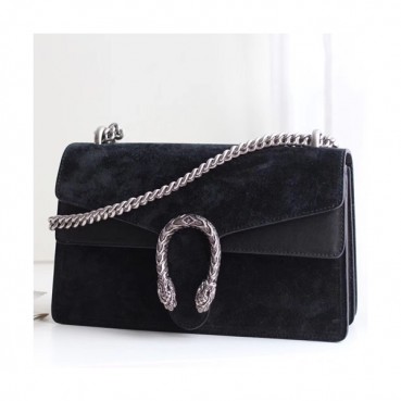 Gucci GG Dionysus Leather Shoulder Bag ,28CM - 구찌 GG 디오니소스 레더 여성용 숄더백 400249 ,GUB0403,28cm,블랙