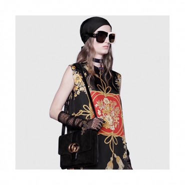 Gucci 2019 Arli  Shoulder Bag,26.7CM - 구찌 2019 알리 숄더백 550126,GUB0375,26.7CM,블랙