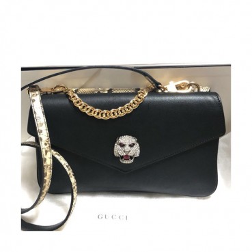 Gucci 2018 Double Shoulder Bag,27CM - 구찌 2018 여성용 더블 숄더백 ,524822,GUB0348,27CM,블랙