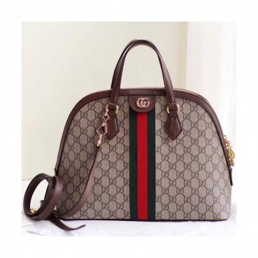 Gucci GG Ophidia Supreme Women Shoulder Bag,35CM - 구찌 GG 오피디아 수프림 여성용 숄더백 524533,GUB0344,35CM,브라운