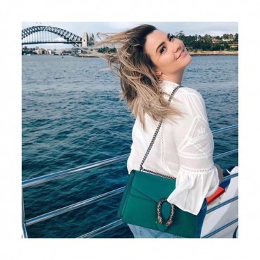 Gucci GG Dionysus Leather Shoulder Bag ,28CM - 구찌 GG 디오니소스 레더 숄더백 400249,GUB0332 ,28cm,그린