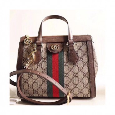 Gucci Ophidia Supreme Women Tote Shoulder Bag,24.5CM - 구찌 오피디아 수프림 여성용 토트 숄더백 547551,GUB0323,24.5CM,브라운