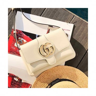 Gucci 2019 Arli  Shoulder Bag,25CM - 구찌 2019 알리 숄더백 550129,GUB0313,25CM,화이트