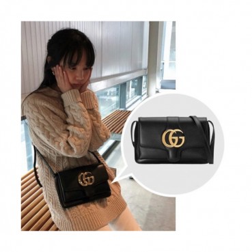 Gucci 2019 Arli  Shoulder Bag,25CM - 구찌 2019 알리 숄더백 550129,GUB0312,25CM,블랙 