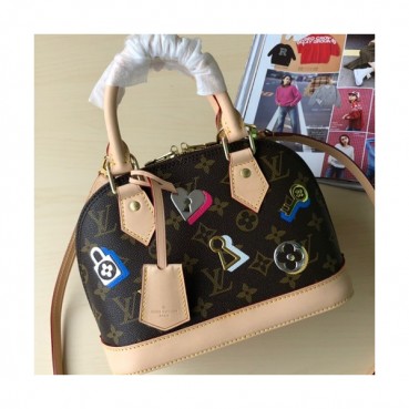 Louis Vuitton Alma Tote Shoulder Bag,25cm - 루이비통 알마 여성용 토트숄더백,M44368,LOUB1002 ,25cm,브라운